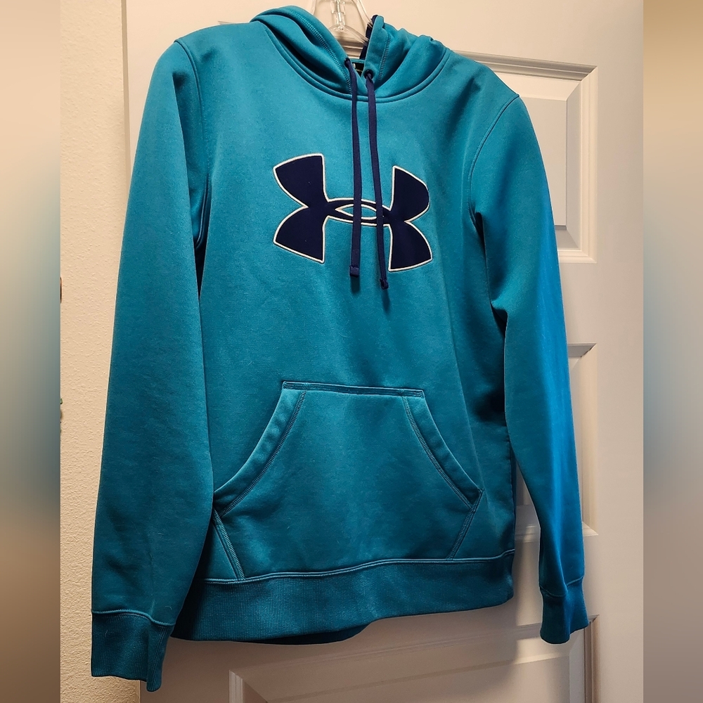 Under Armour Teal Hoodie with Logo